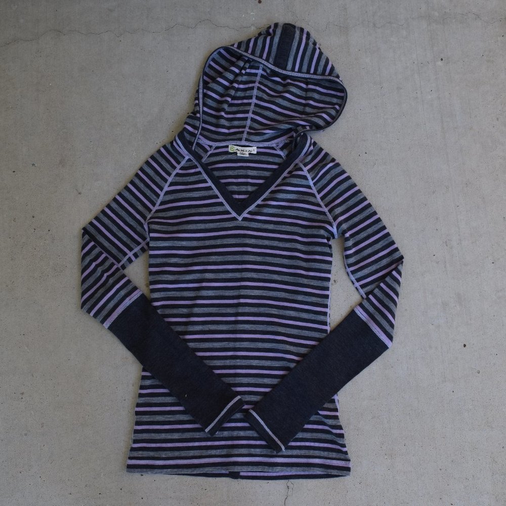 Hooded Merino Wool Long Sleeve